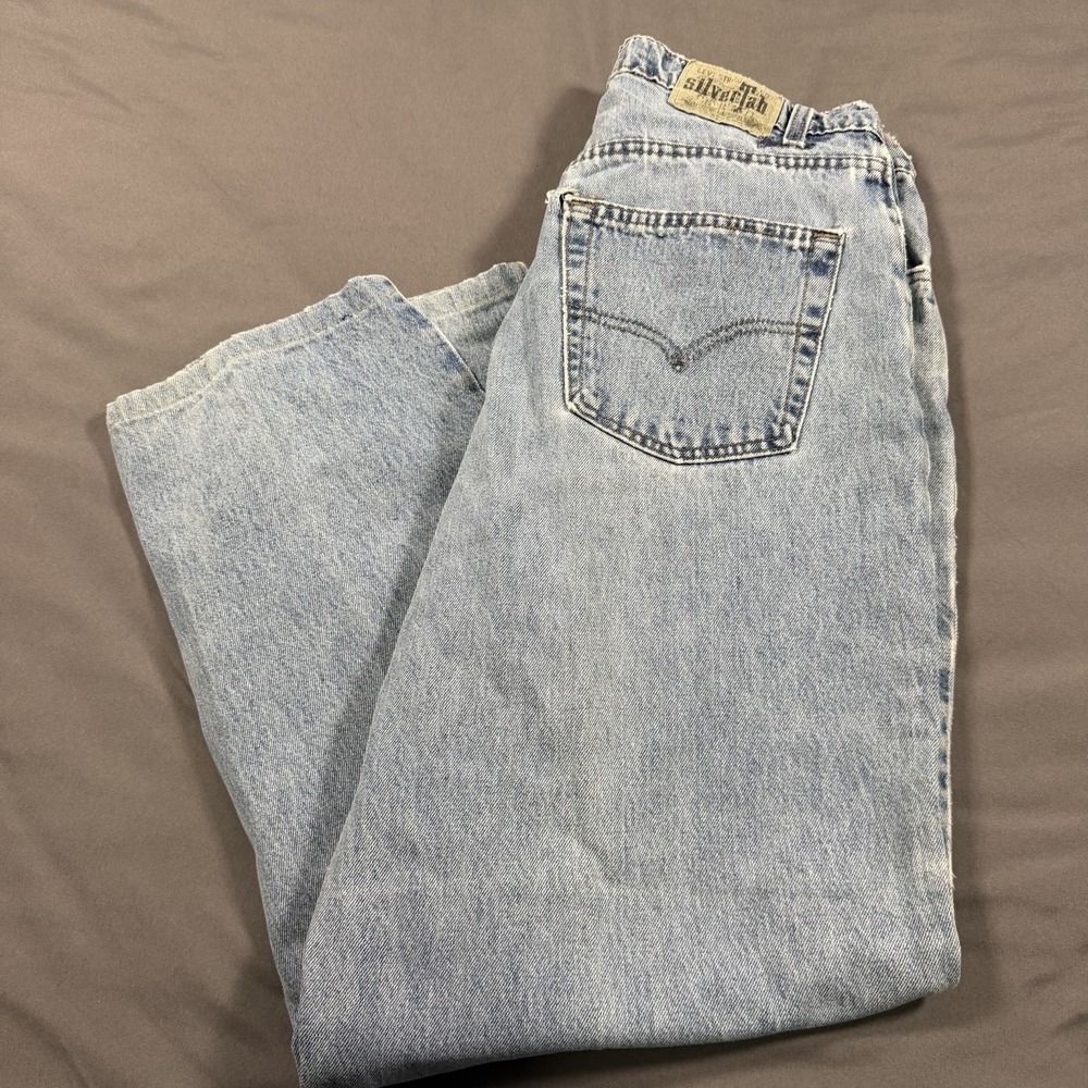 Vintage Levi's - SilverTab - Loose Fit Straight‎ Jeans - Size 36 x 32
